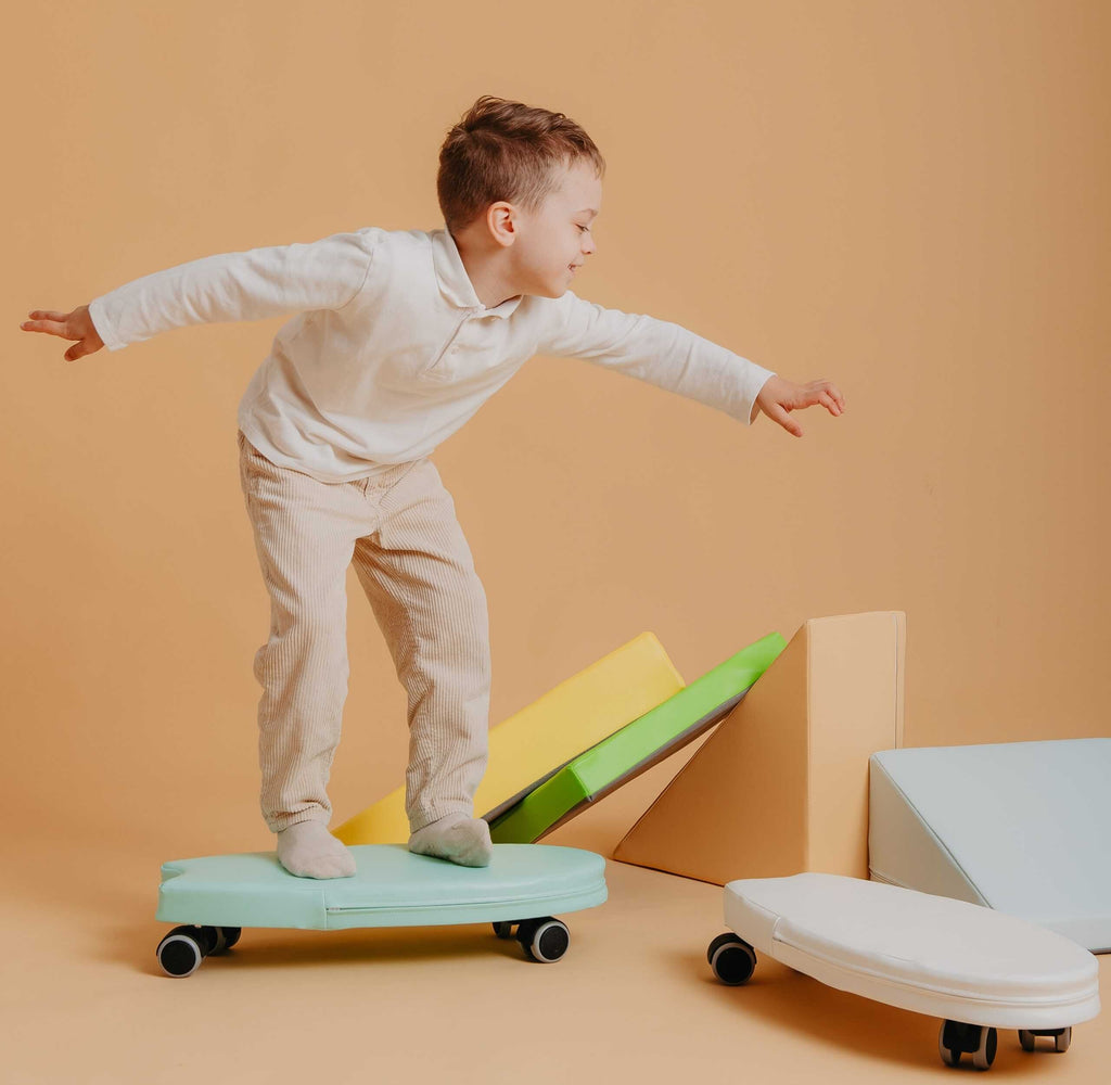 Zachte foam blokken Lumo groen – afbeelding 3
