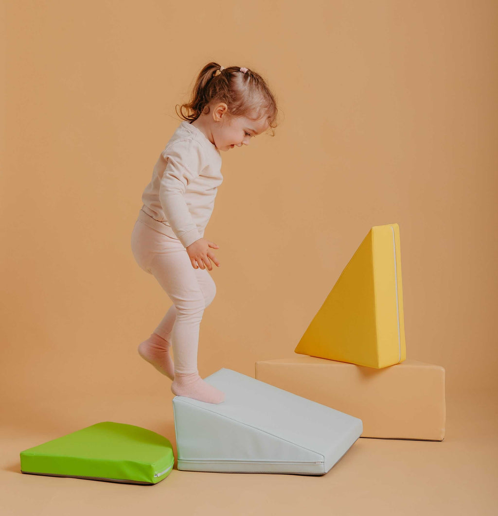 Zachte foam blokken Lumo groen – afbeelding 4