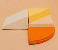 Zachte foam blokken Lumo oranje