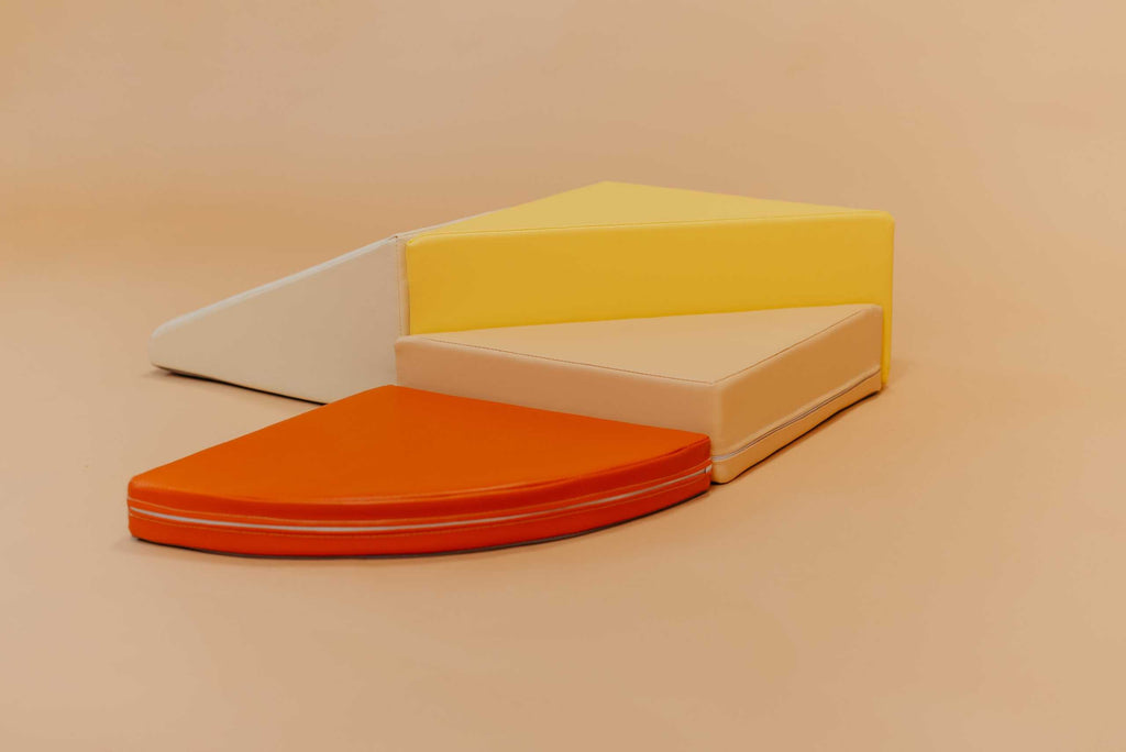 Zachte foam blokken Lumo oranje – afbeelding 4