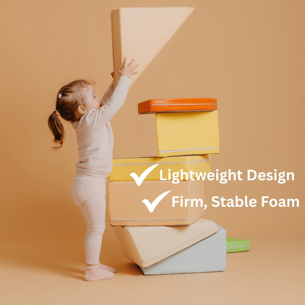 Zachte foam blokken Lumo oranje – afbeelding 8