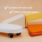 Zachte foam blokken Lumo oranje – afbeelding 9