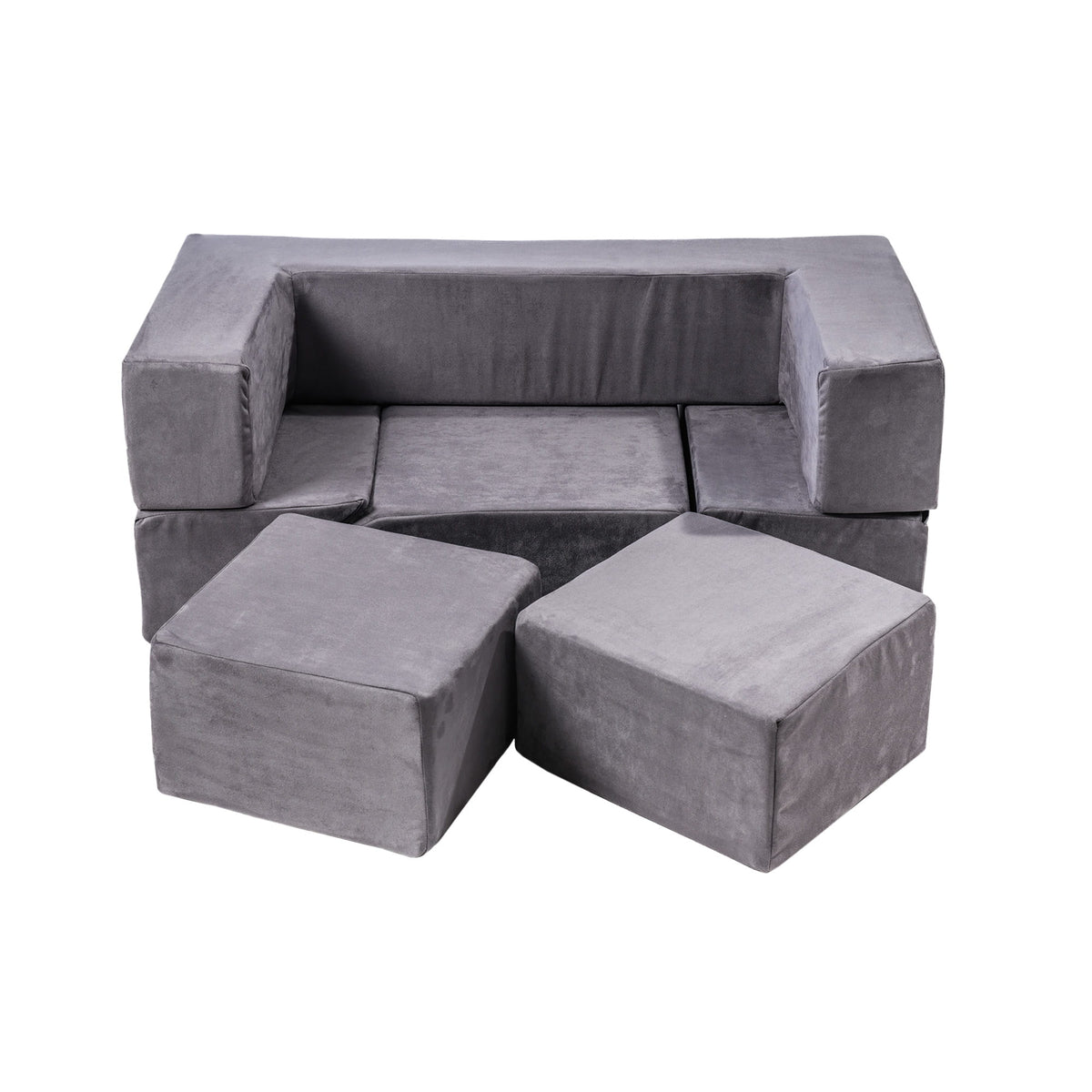 Foam bouwblokken velvet grijs – afbeelding 3
