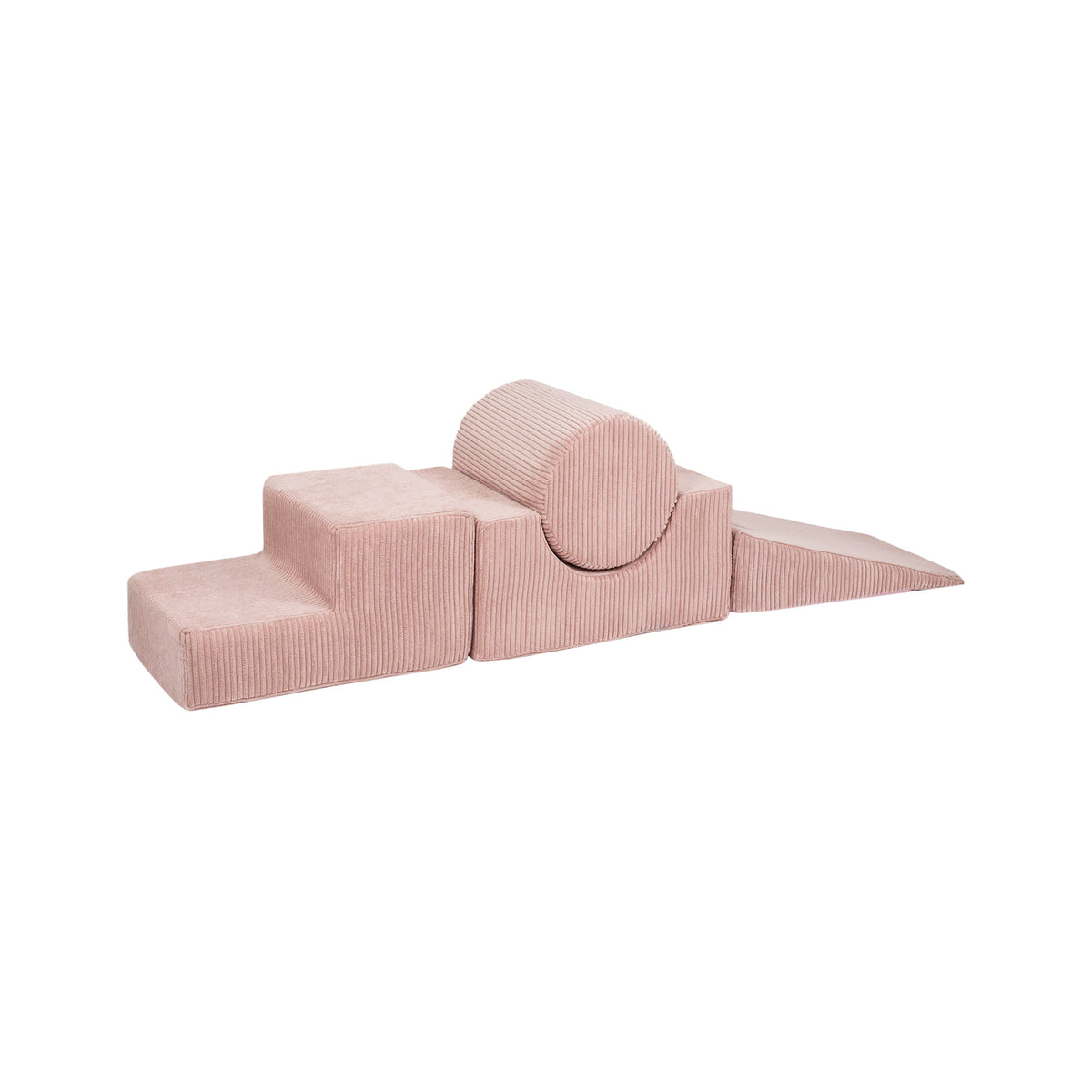 Foam vormenset ribstof poederroze