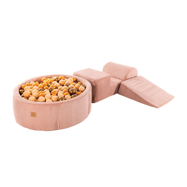 Foam Speelset met Ballenbak Roze en Goud