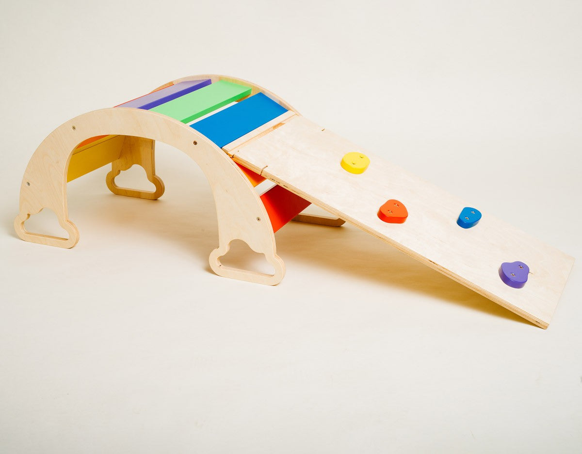 Glijplank voor klimboog Sway Rainbow – dubbelzijdig