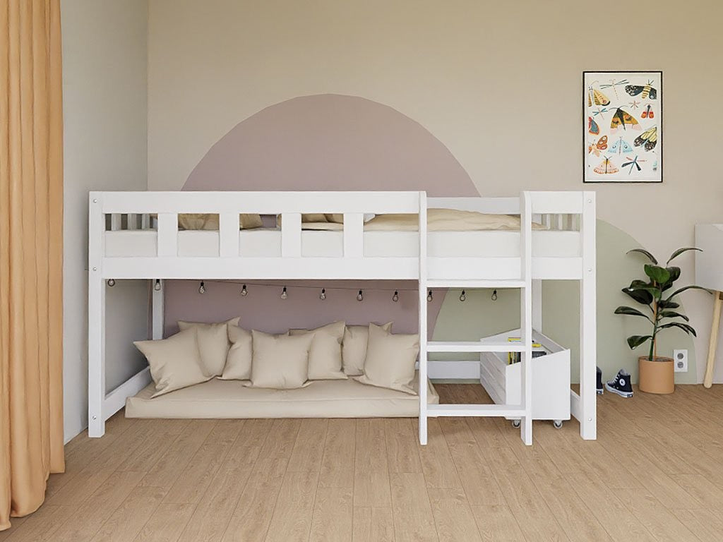 Halfhoogslaper Plotty 90x200 naturel – afbeelding 2
