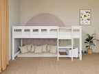 Halfhoogslaper Plotty 90x200 naturel – afbeelding 2