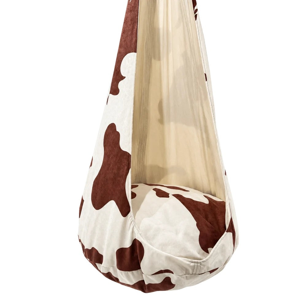 Hangstoel kind XXL – cocon schommel koe – afbeelding 3