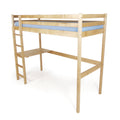 Hoogslaper kinderkamer met bureau – berkenhout – afbeelding 2