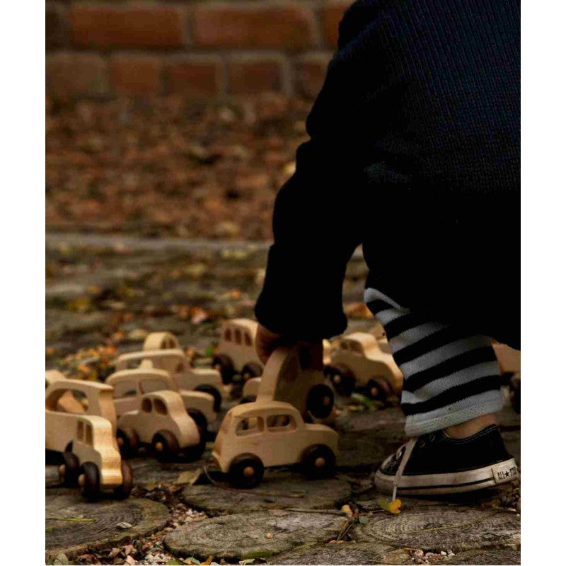 Houten auto busje – afbeelding 2