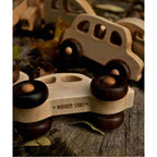 Houten auto retro – afbeelding 4