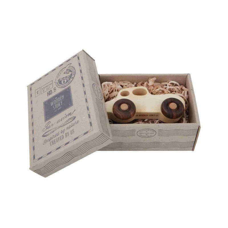 Houten auto retro – afbeelding 5
