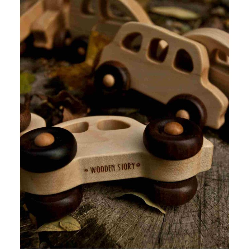 Houten auto terreinwagen – afbeelding 4