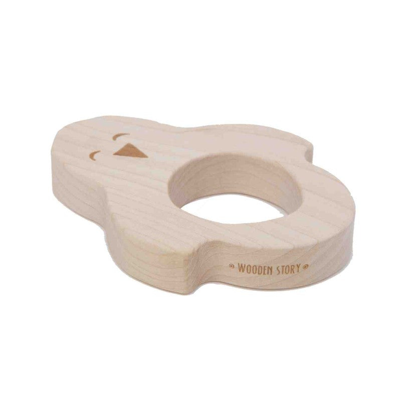 Houten bijtring pinguïn – afbeelding 3
