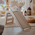 Houten glijbaan Scandi voor binnen wit