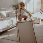 Houten glijbaan Scandi voor binnen wit – afbeelding 4