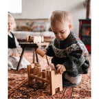 Houten hamerbank naturel – afbeelding 2