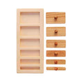 Houten inlegpuzzel breed en smal