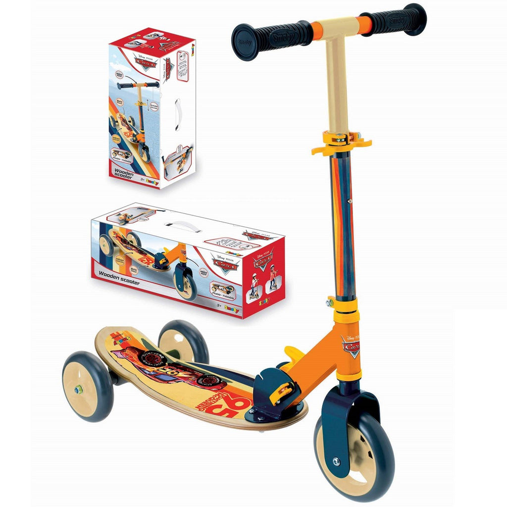 Houten kinderstep met drie wielen – Cars – afbeelding 7