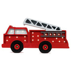 Houten lamp kinderkamer – brandweerauto – afbeelding 4