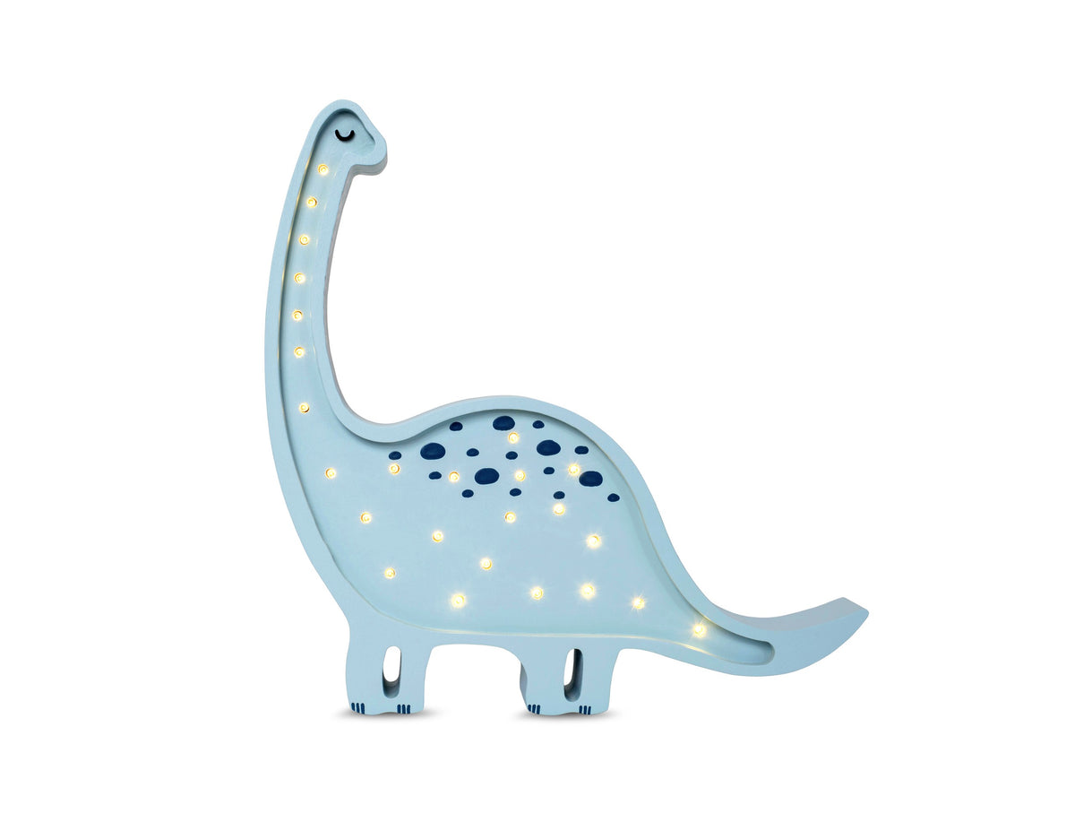 Houten lamp kinderkamer – dino diplodocus – afbeelding 3