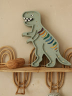 Houten lamp kinderkamer – dino T-rex