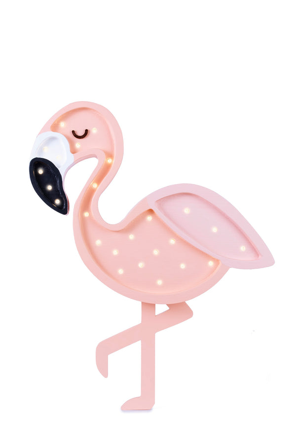 Houten Lamp Flamingo