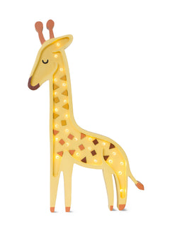 Houten Lamp Giraffe