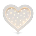 Houten lamp kinderkamer hart – nachtlamp met dimmer – afbeelding 4