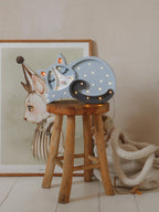 Houten lamp kinderkamer – kat – afbeelding 10