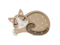 Houten lamp kinderkamer – kat – afbeelding 2