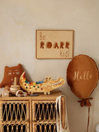 Houten lamp kinderkamer – krokodil – afbeelding 3