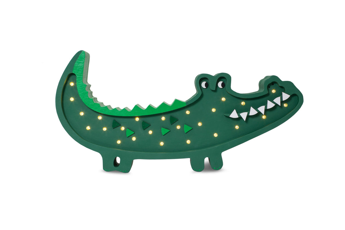Houten lamp kinderkamer – krokodil – afbeelding 7
