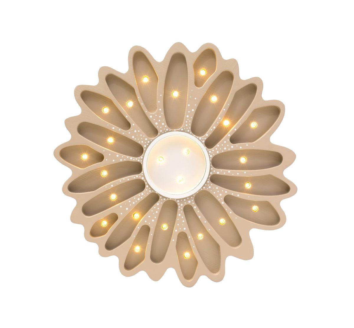 Houten lamp kinderkamer – madeliefje – afbeelding 7