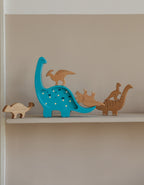 Houten lamp kinderkamer mini dino – nachtlamp met dimmer – afbeelding 12