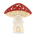 Houten lamp kinderkamer paddenstoel – nachtlamp met dimmer