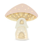Houten lamp kinderkamer paddenstoel – nachtlamp met dimmer – afbeelding 4