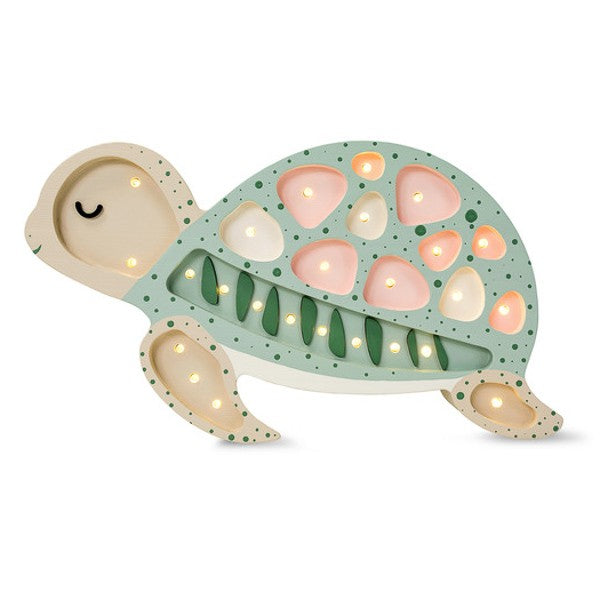 Houten lamp kinderkamer schildpad – nachtlamp met dimmer – afbeelding 13