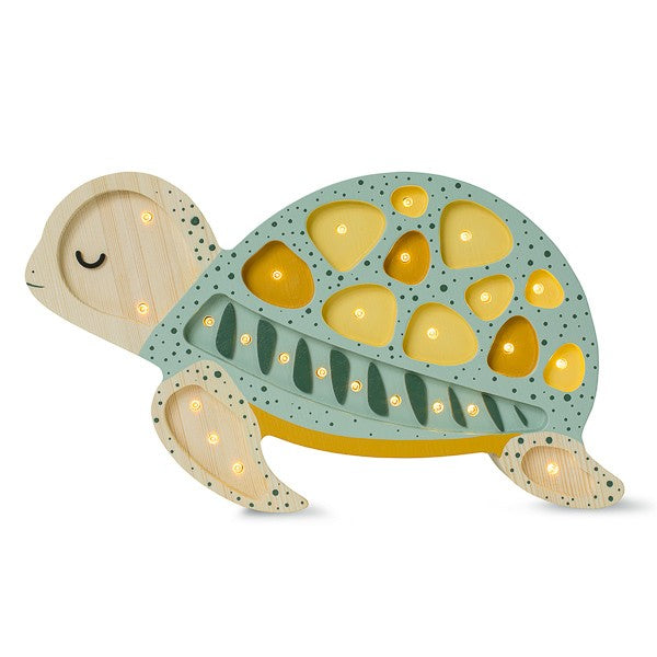 Houten lamp kinderkamer schildpad – nachtlamp met dimmer – afbeelding 15