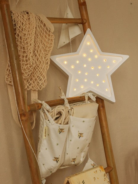 Houten lamp kinderkamer ster – nachtlamp met dimmer