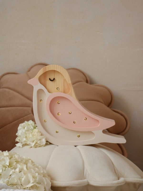 Houten lamp kinderkamer – vogel mini
