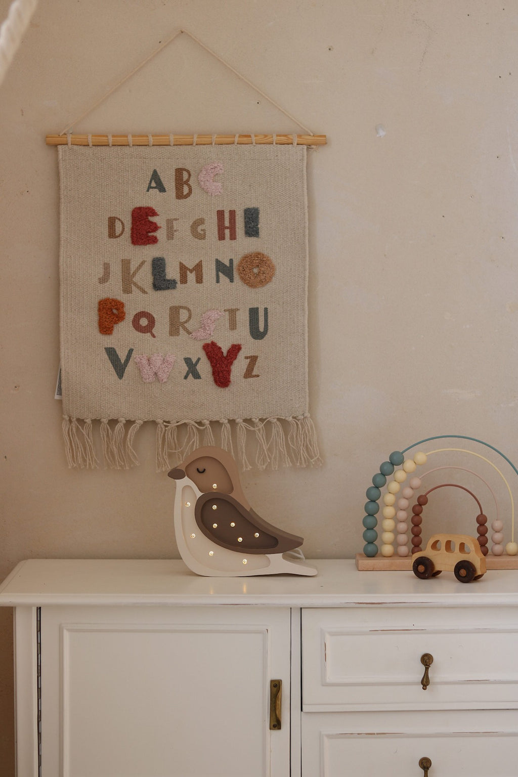 Houten lamp kinderkamer – vogel mini – afbeelding 10