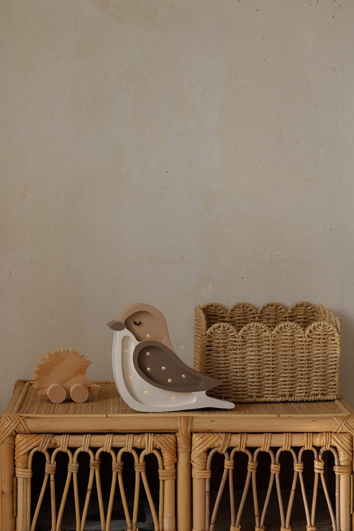 Houten lamp kinderkamer – vogel mini – afbeelding 11