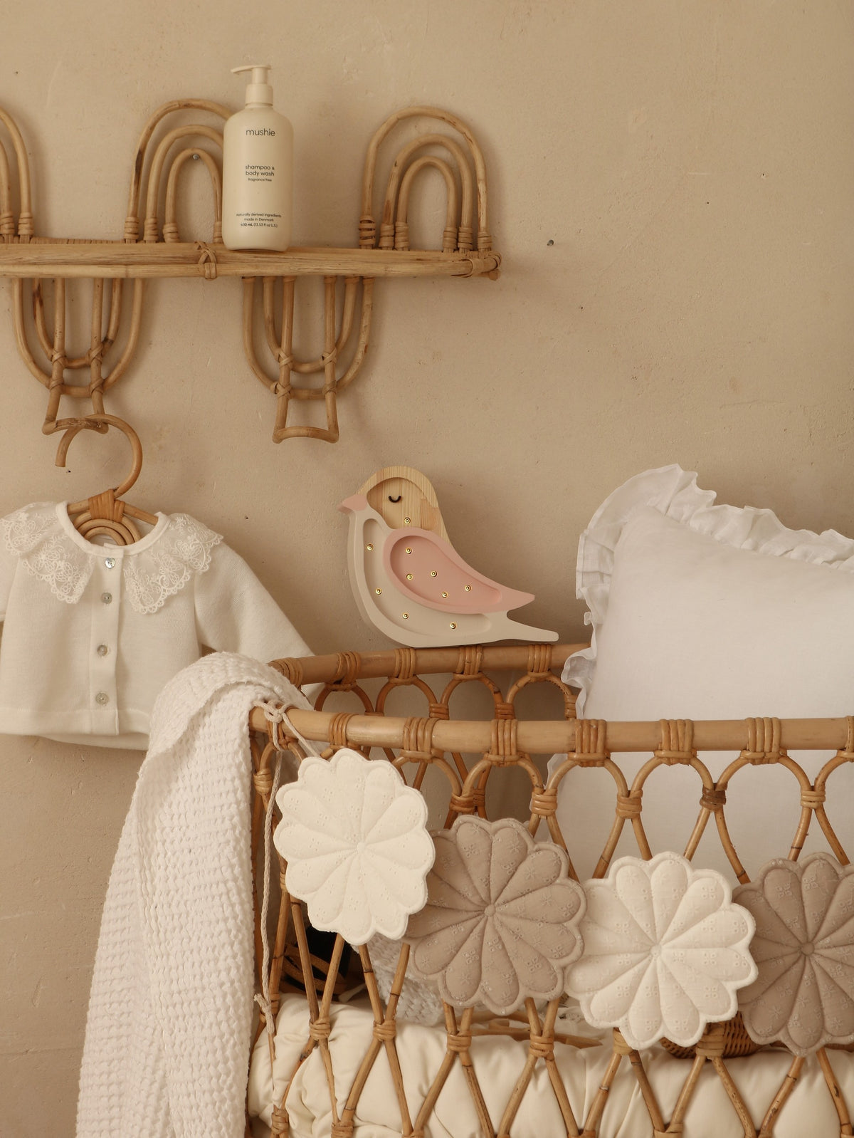 Houten lamp kinderkamer – vogel mini – afbeelding 12