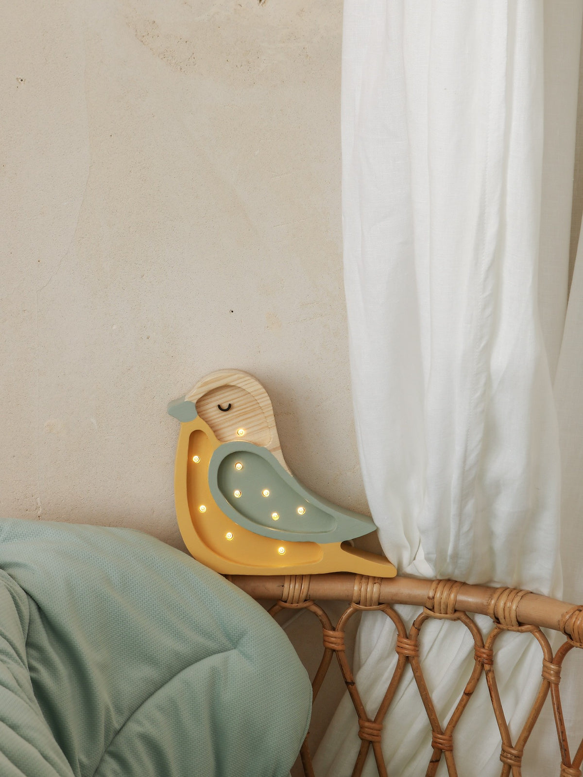 Houten lamp kinderkamer – vogel mini – afbeelding 14