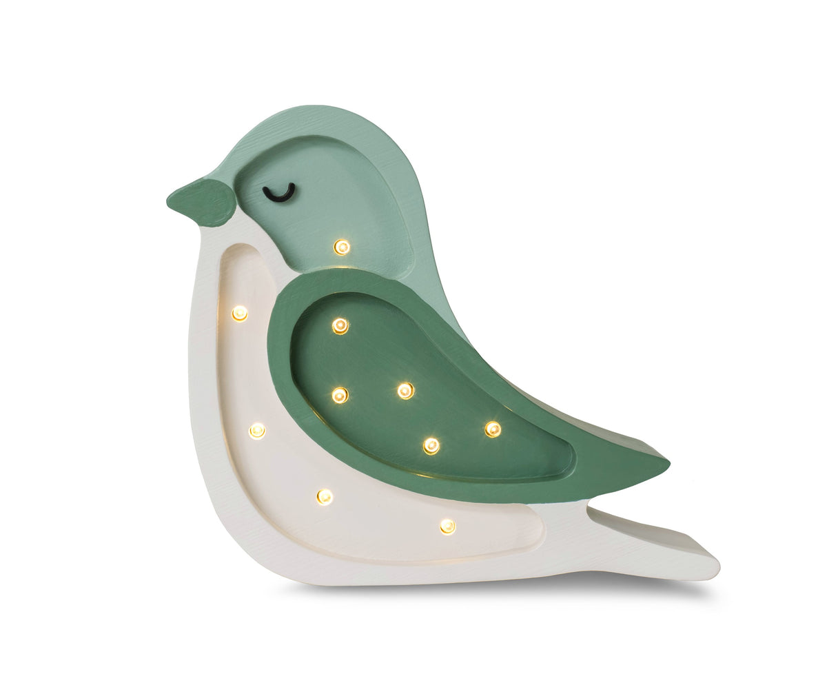 Houten lamp kinderkamer – vogel mini – afbeelding 3