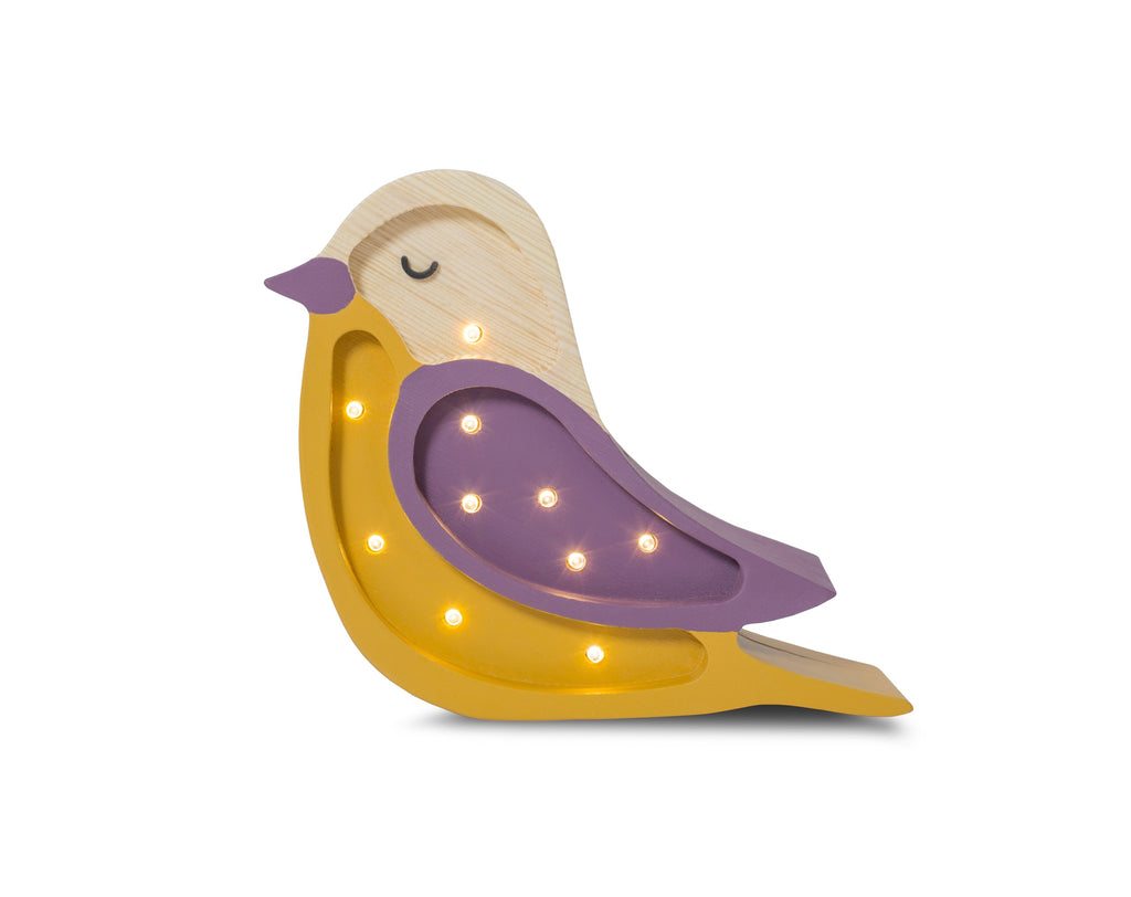 Houten lamp kinderkamer – vogel mini – afbeelding 5