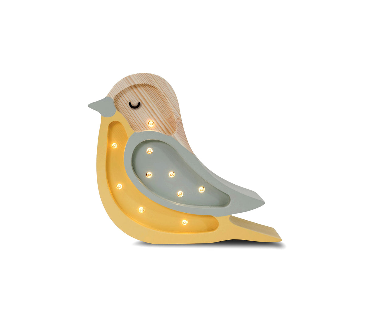Houten lamp kinderkamer – vogel mini – afbeelding 6