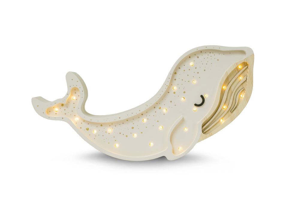 Houten lamp kinderkamer walvis – nachtlamp met dimmer – afbeelding 6
